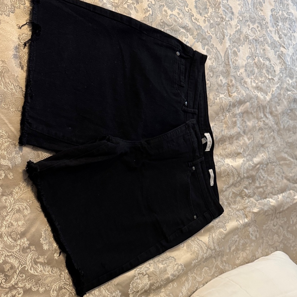 Sofia by Sofia Vergara Black Jean Shorts